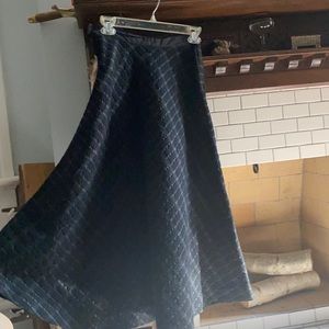 High waisted vintage swing skirt